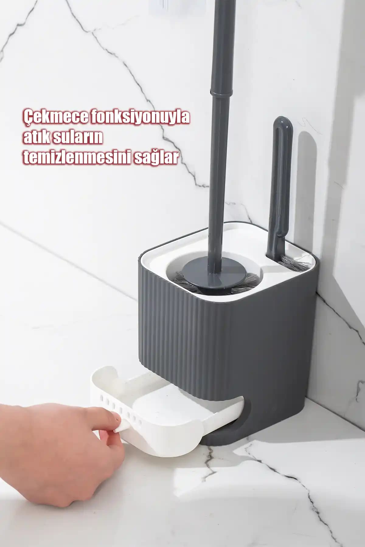 Porsima 2027 Su Akıtmayan Yapışkanlı Banyo Fırçası: Pratik ve Hijyenik Temizlik Çözümü