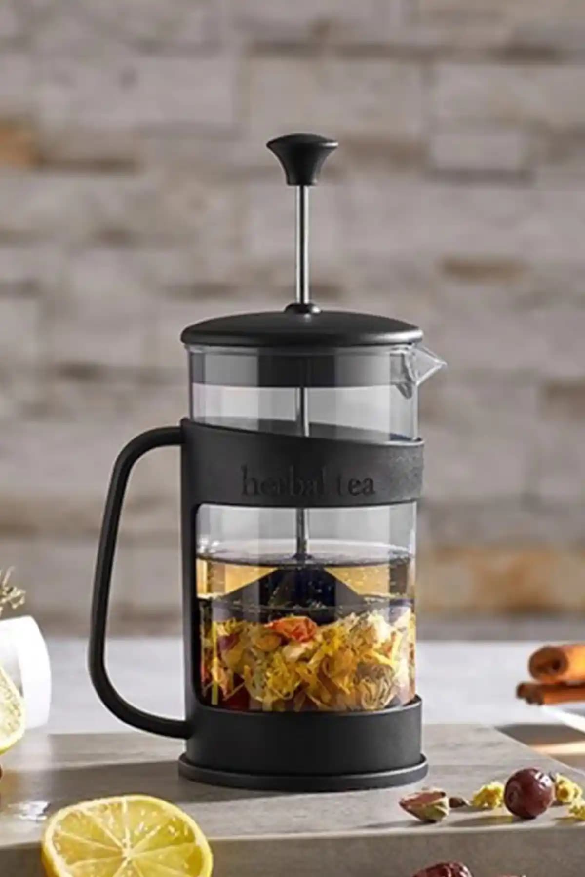 Porsima Barista 400 ml Siyah French Press: Dayanıklı ve Şık Kahve Demleme Aracı