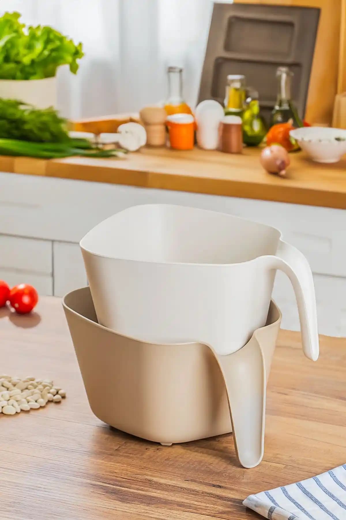 Porsima G-576 Çok Amaçlı Plastik Süzgeç: Dayanıklı ve Şık Mutfak Yardımcınız