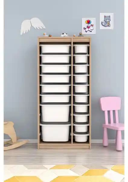 Pratico Alara XS 18 Sepetli Çok Amaçlı Mutfak Kiler Dolabı: Fonksiyonel ve Şık Depolama Çözümü