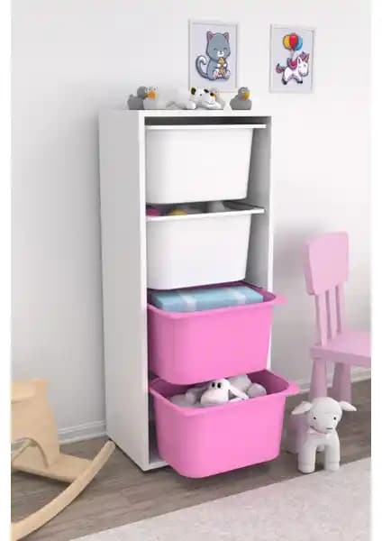 Pratico Cara 4 Derin Sepetli Çok Amaçlı Oyuncak Dolabı İncelemesi ve Kullanım İpuçları
