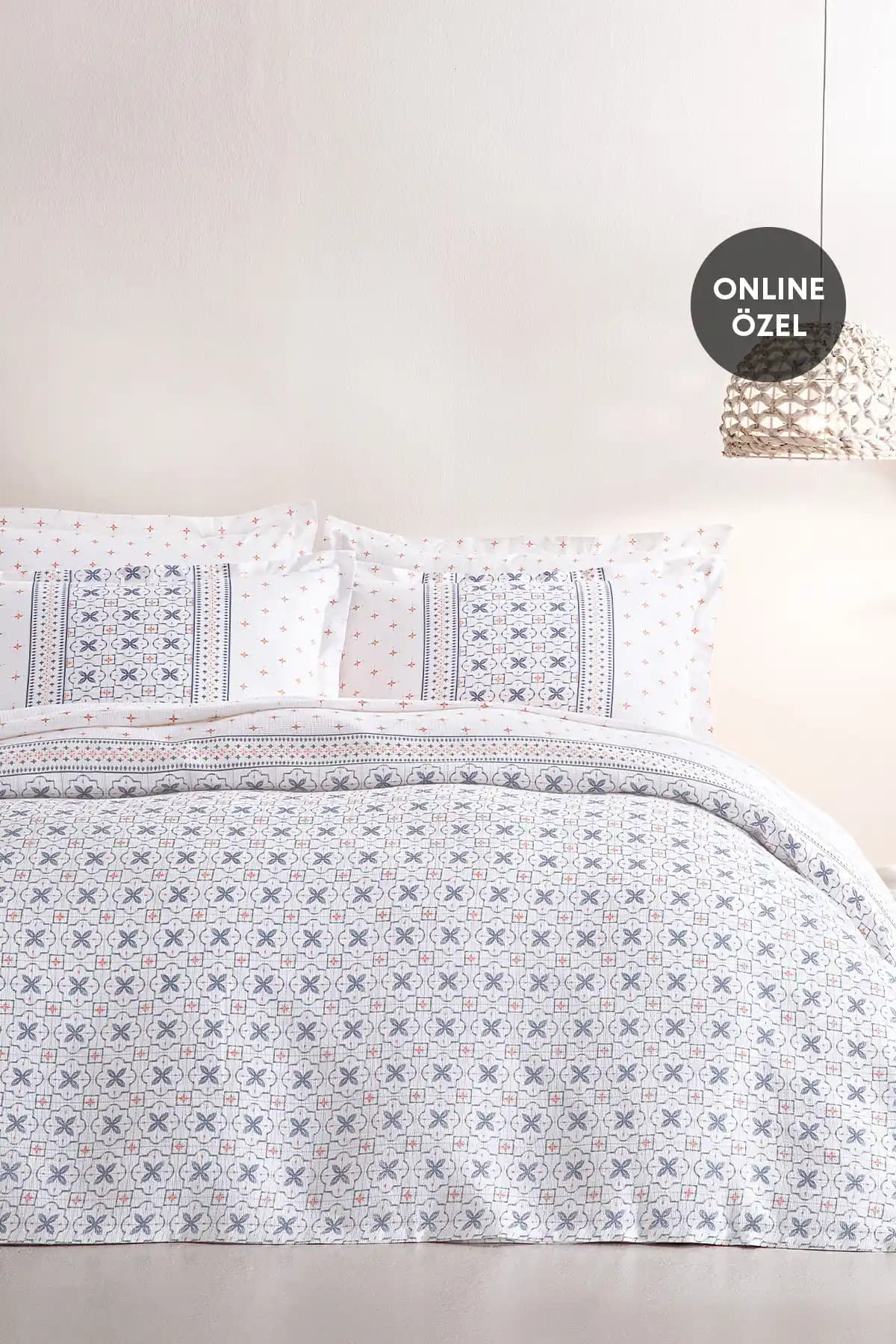 Puffy Roan Çift Kişilik Ranforce Pike Takımı ile Yatak Odalarınıza Şıklık ve Konfor Katın