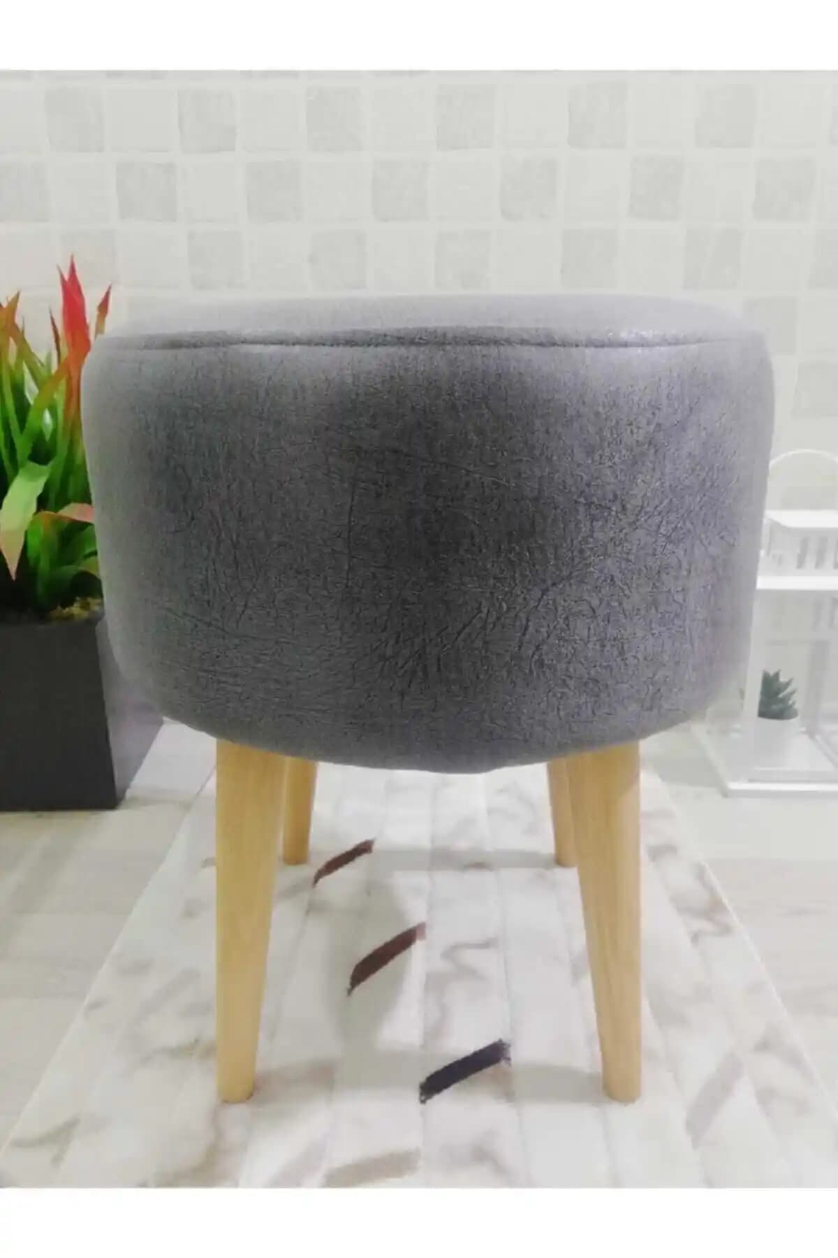 PufyHome Etna Fix Çok Amaçlı Oturma Pufu Modern ve Retro Tarz Dekorasyon İçin Uygun