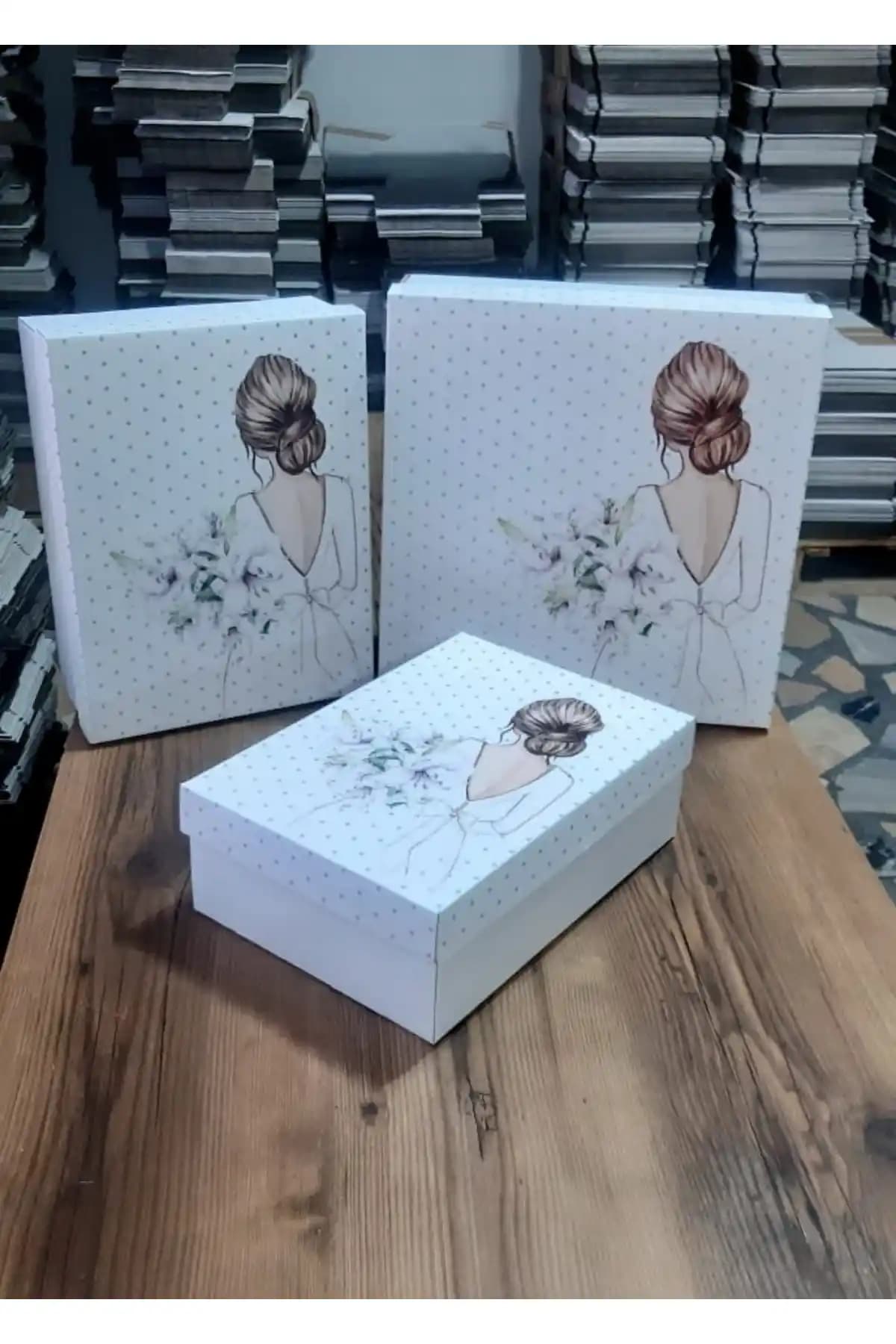 Rose Bride Gelin Bohça Kutusu Seti Modern Tasarım ve Çok Amaçlı Kullanım İmkanıyla