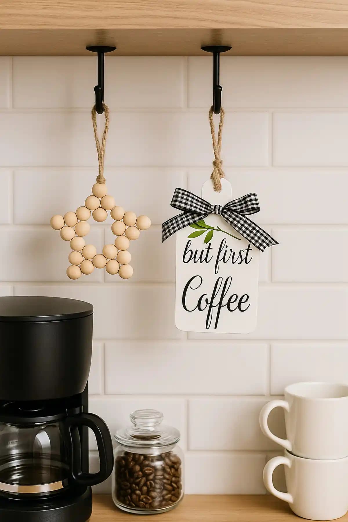 Rosfloa RF But First Coffee Kahve Köşesi Seti Modern ve Şık İç Mekan Dekorasyonu İçin