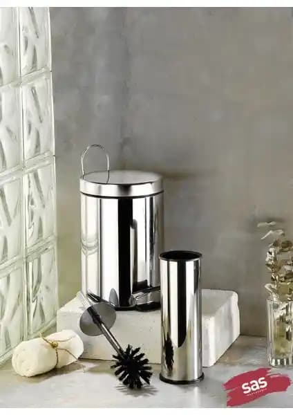 Sas 3LT KROM 2'li Banyo Seti: Estetik ve Fonksiyonellik Sunan Modern Tasarım