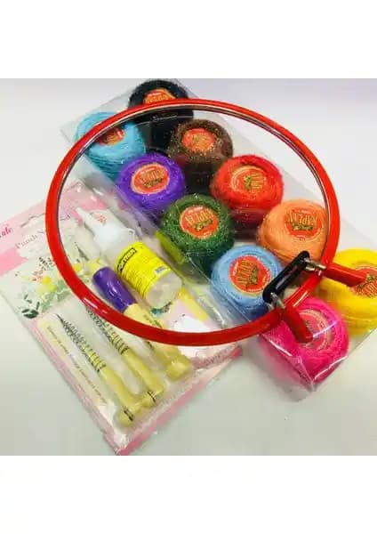 Sermet Süs Dünyası Punch Nakışı Seti: Kaliteli ve Kullanıcı Dostu El İşleri Seti