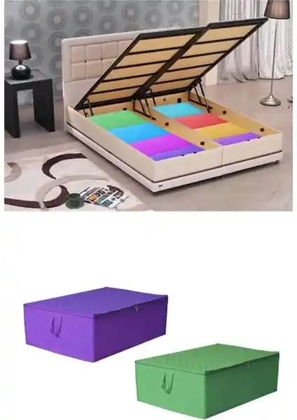 Serstil 2 Adet Baza ve Çekyat Tipi Hurçlar: Pratik ve Estetik Saklama Çözümü