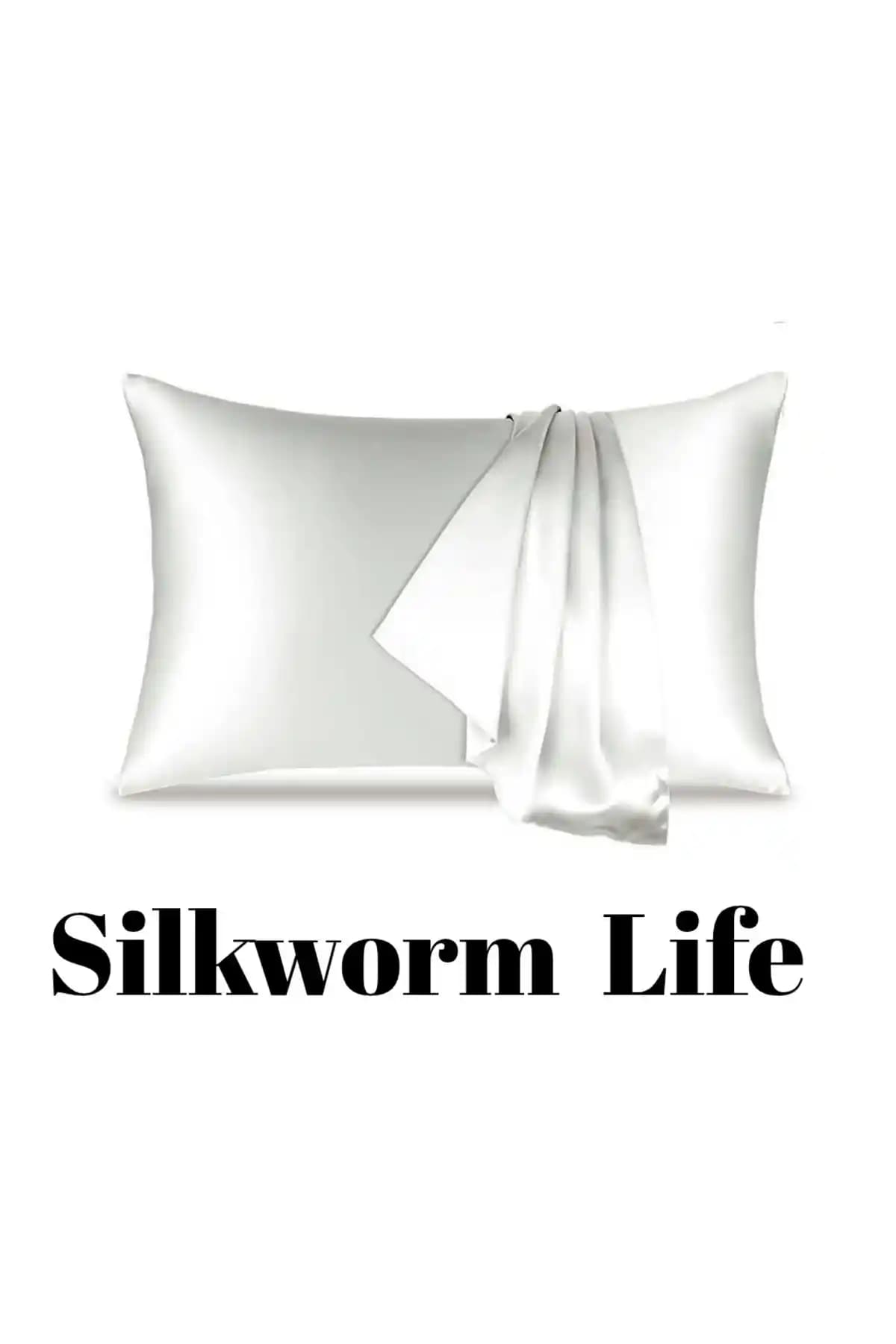 Silkworm Life %100 Doğal İpek Yastık Kılıfı Cilt ve Saç Sağlığını Destekleyen Ürün