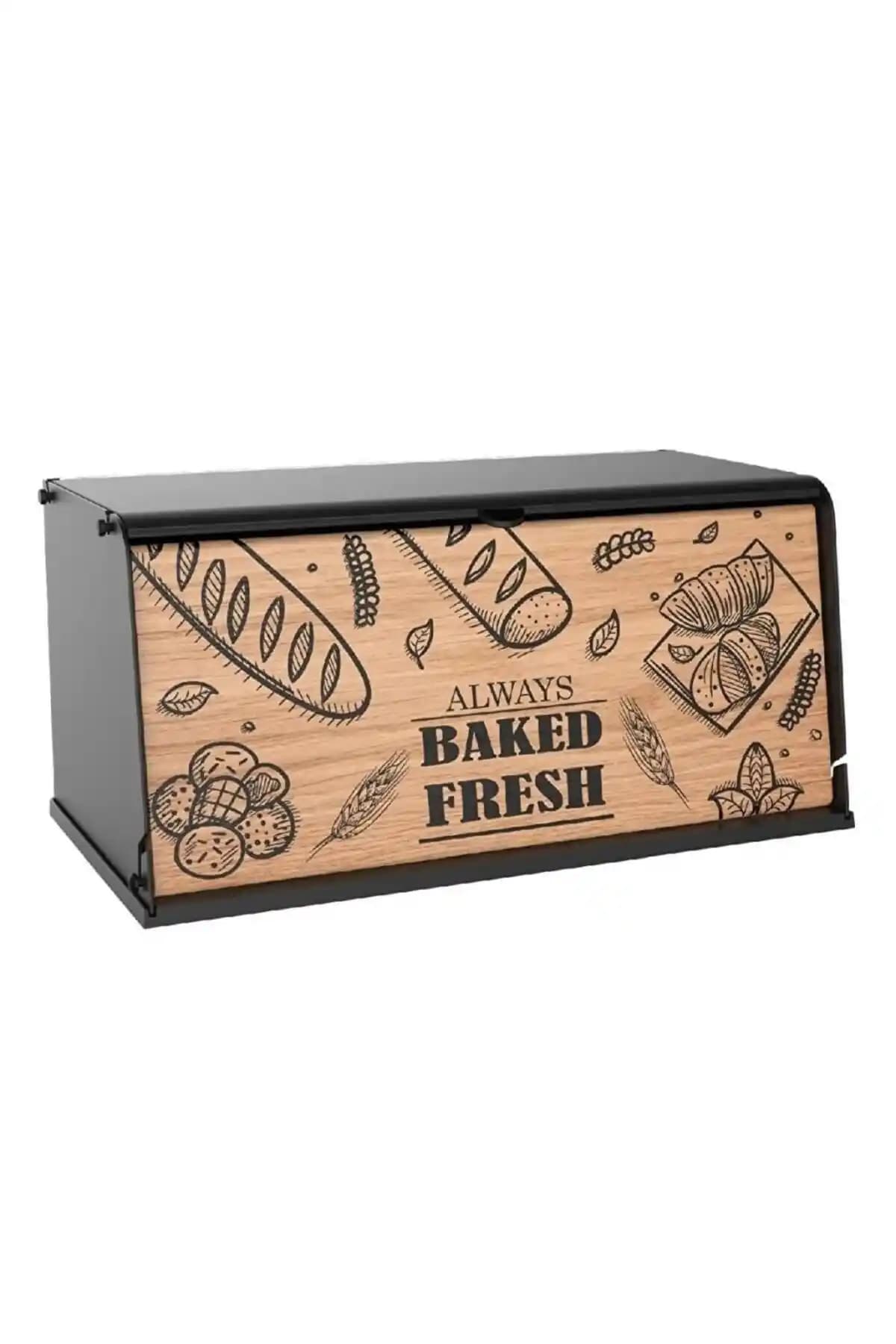 Sinbo Ahşap Kapaklı Katlanabilir Ekmek Dolabı: Modern ve Pratik Mutfak Saklama Çözümü