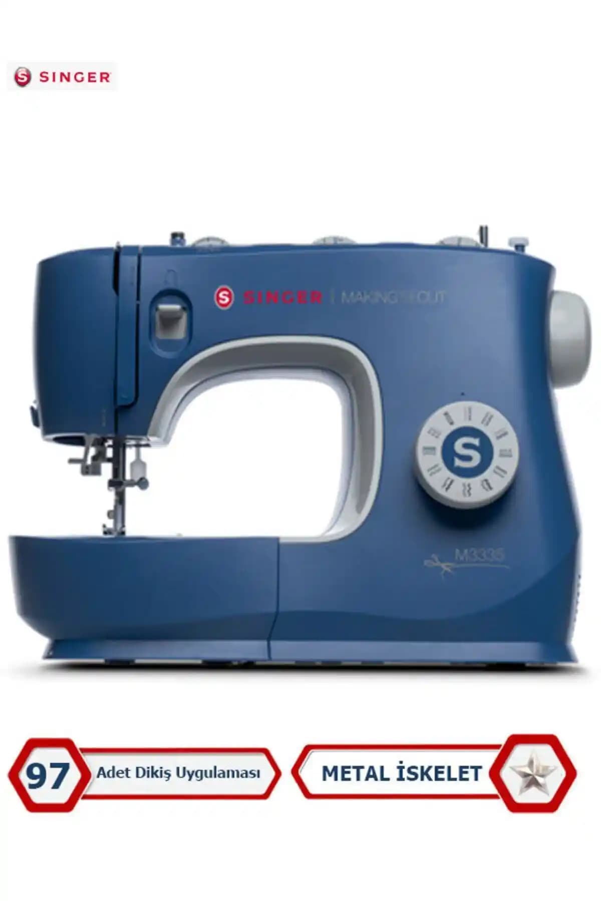 SINGER M3335 Ev Tipi Çok Fonksiyonlu Dikiş Makinesi Detayları ve Kullanım Özellikleri