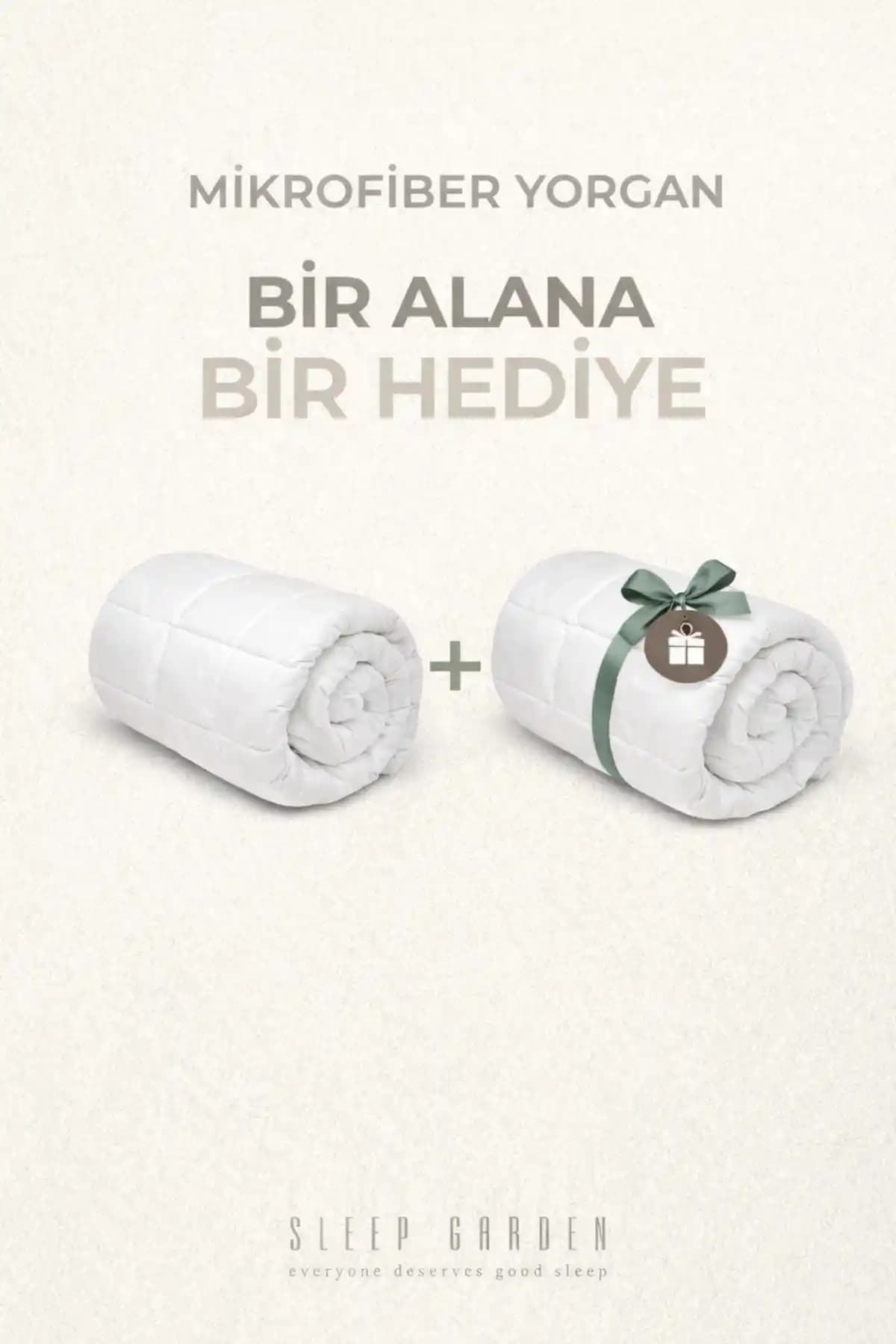 Sleep Garden 2'li Mikrofiber Yorgan: Konfor ve Şıklık Sunan Çift Kişilik Uyku Ürünü