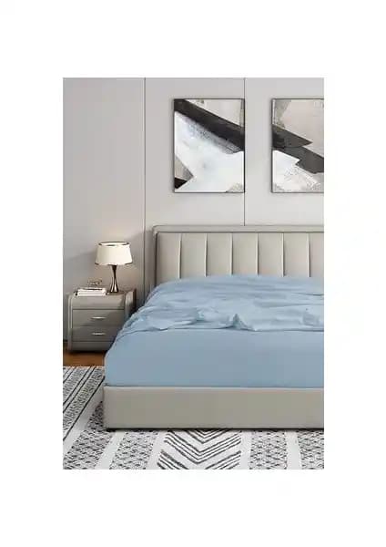 Soley %100 Doğal Pamuklu Çift Kişilik Lastikli Çarşaf Yatak Konforu ve Dayanıklılık