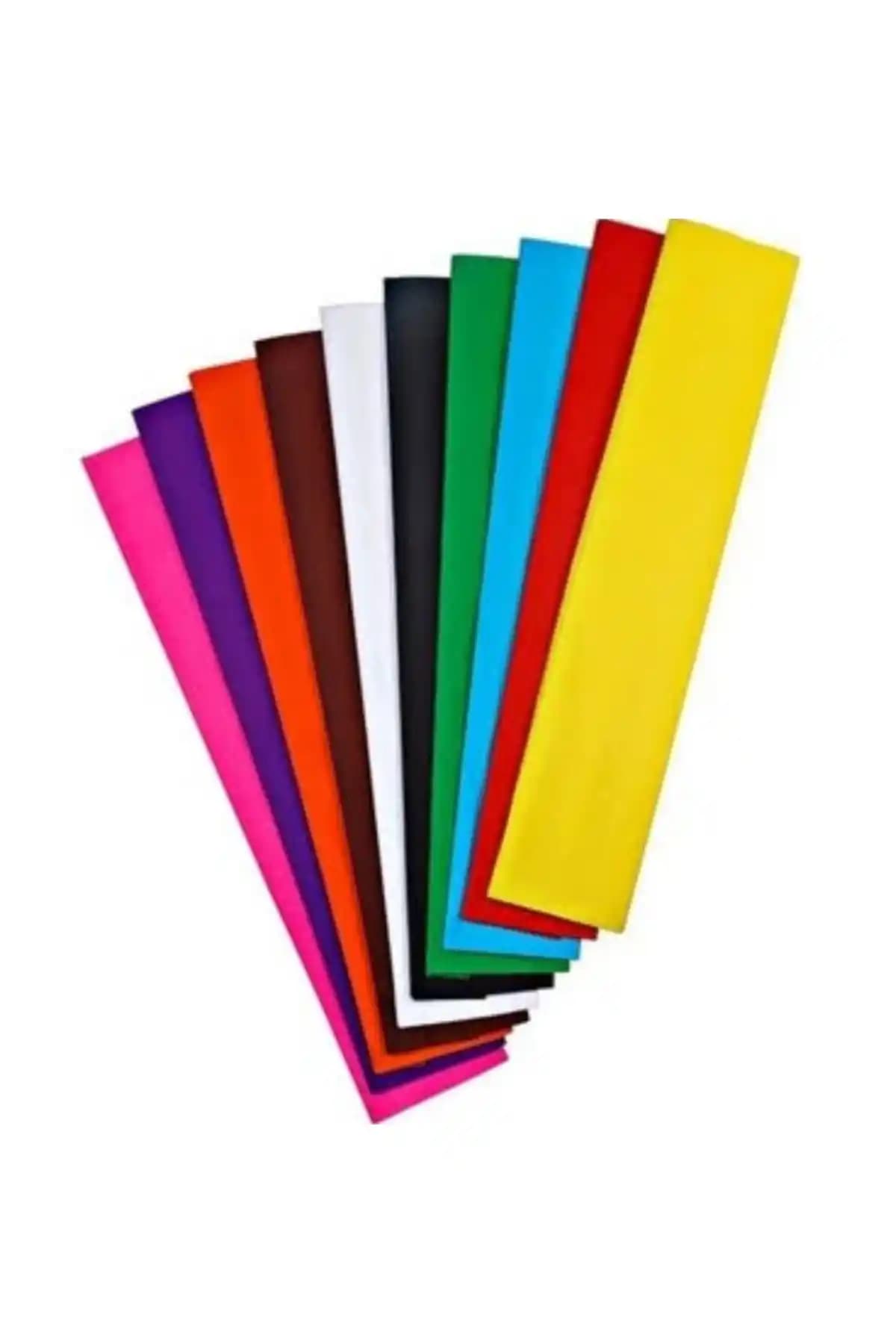 Südor Krapon Kağıdı 10’lu Renkli Set: Yaratıcı El İşleri ve Dekorasyon İçin Uygun