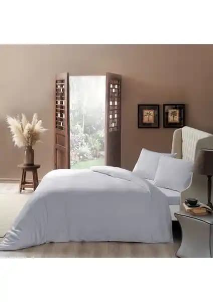 Taç Everyday Saten Nevresim Takımı Çift Kişilik Gri: Şıklık ve Konforun Buluşması