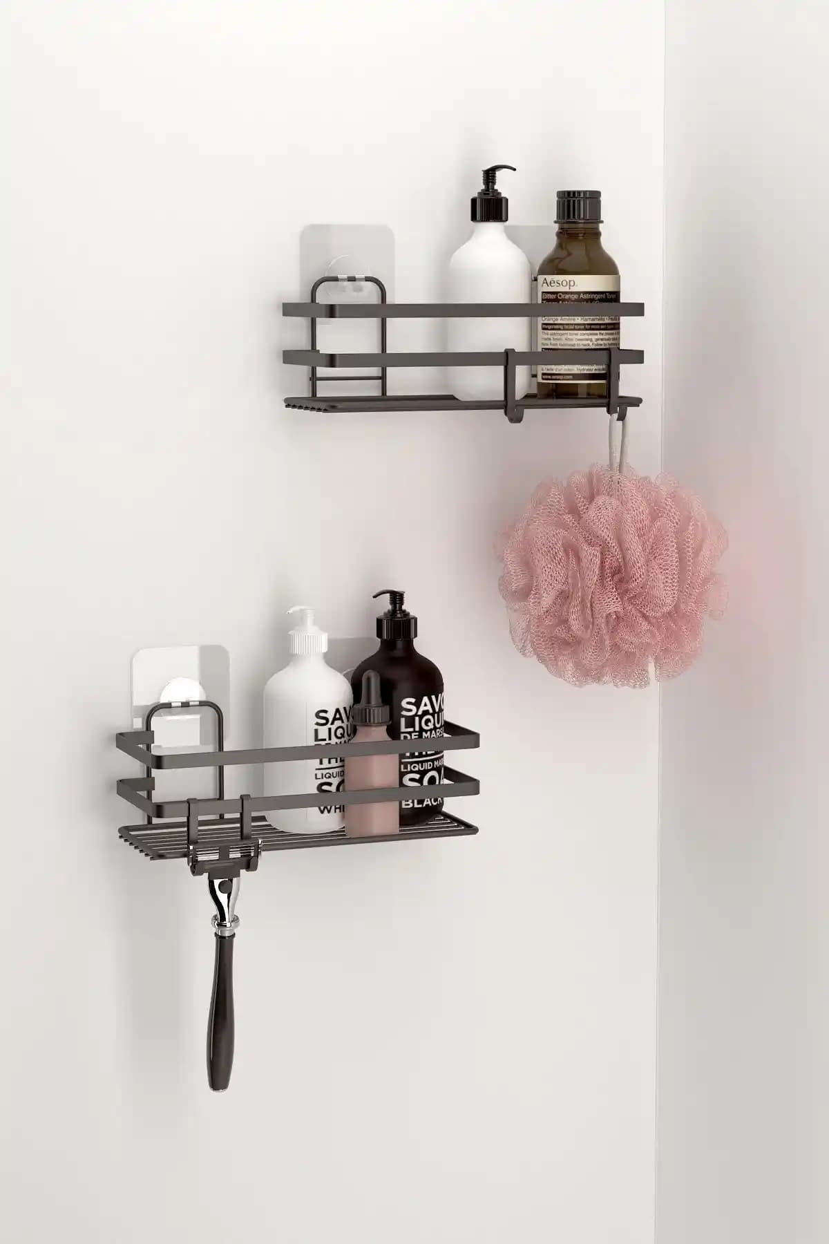 Teknotel Banyo Düzenleyici Şampuanlık Modern ve Dayanıklı Tasarımıyla Şık Bir Çözüm