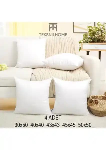 Teksnil Home 4'lü Kırlent Seti ile Ev Dekorasyonunda Şıklık ve Konfor Artışı