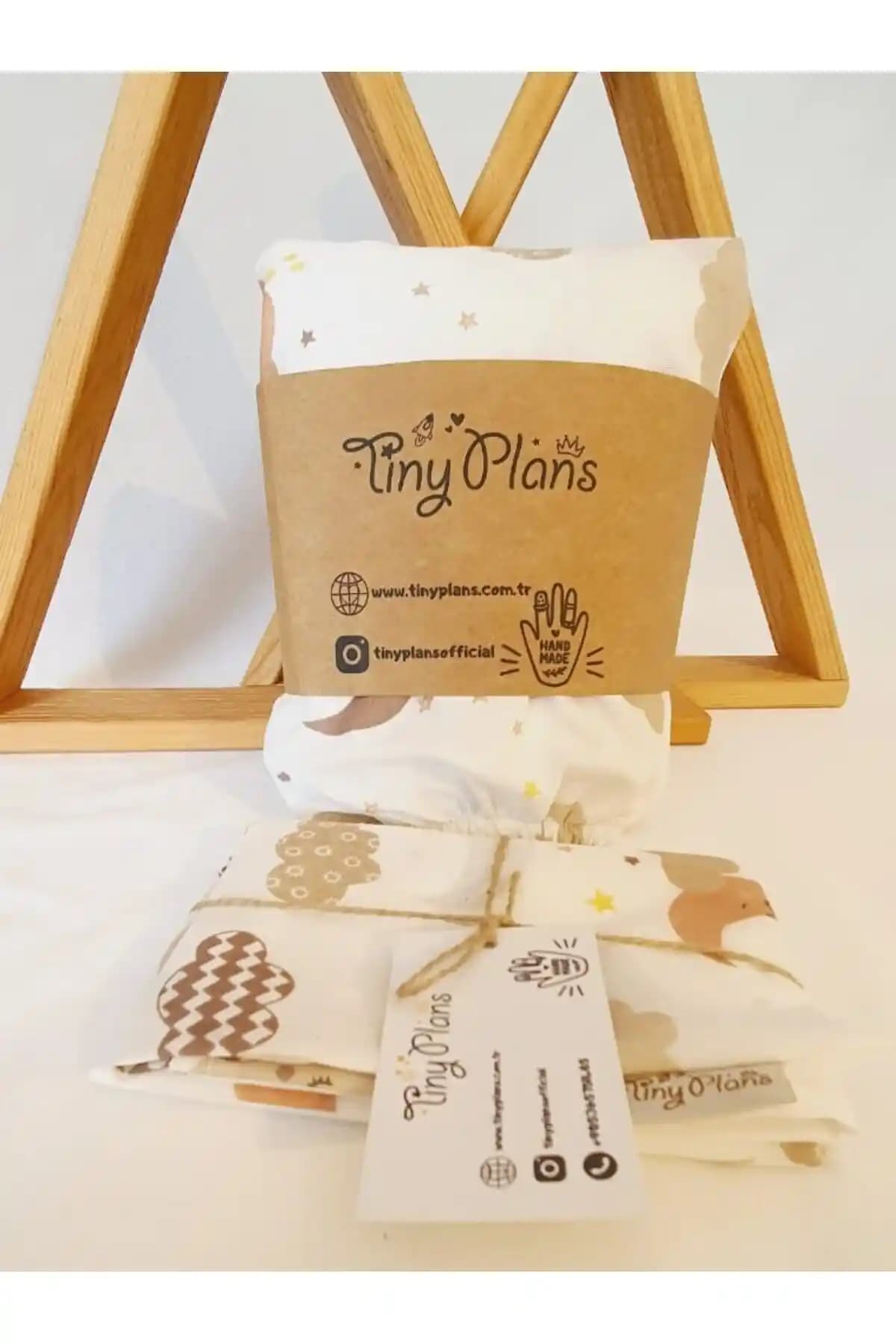 Tiny Plans Lastikli Bebek Çarşafı ve Yastık Kılıfı Takımı: Dayanıklı ve Şık Yatak Setleri