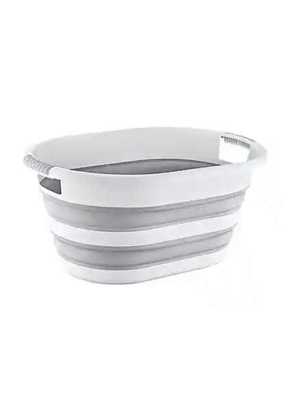 Tuğra Home Avm Katlanabilir Silikon Çamaşır Sepeti: Çok Amaçlı ve Alan Tasarrufu Sağlayan Tasarım