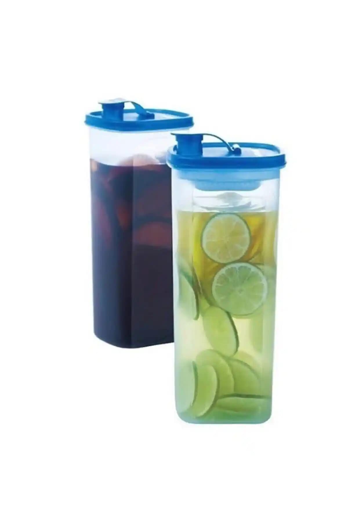 Tupperware Çok Amaçlı Sürahi Seti 2 Litre, Şeffaf ve Modern Tasarım, Pratik Kullanım