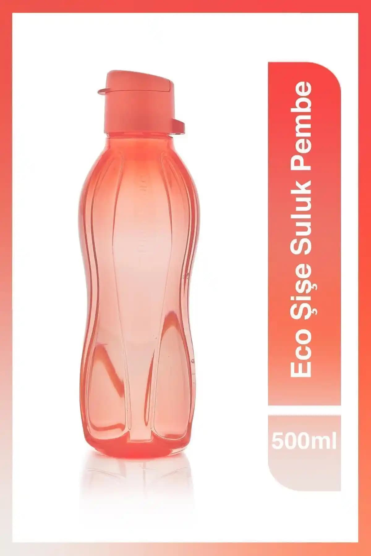 Tupperware Eco Şişe 500 ml Pembe – Çevre Dostu ve Sağlıklı Su Taşıma Çözümü