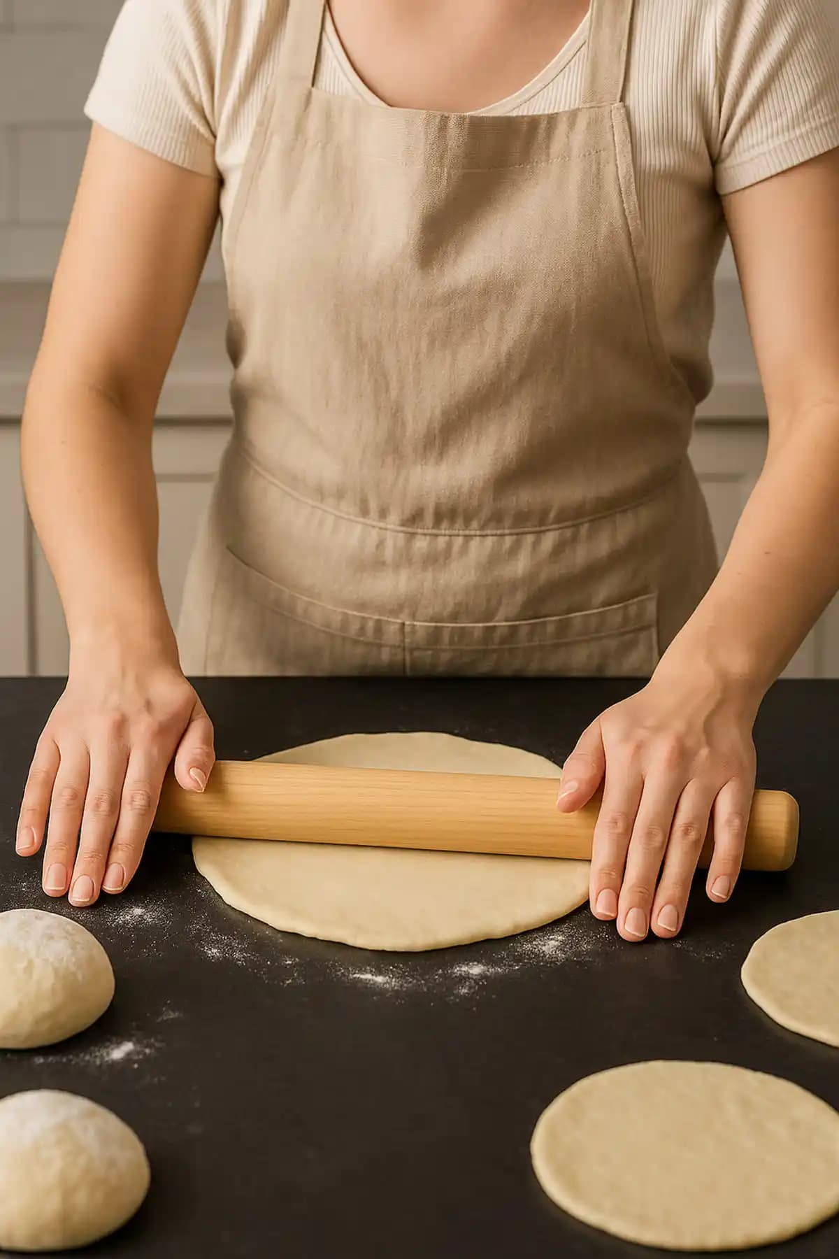 Ülgenev Ahşap Merdane 40 cm - Dayanıklı ve Ergonomik Mutfak Gereci