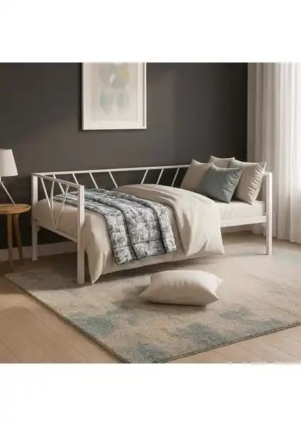 Unimet Alchera Daybed Tek Kişilik Metal Sedir Modern ve Dayanıklı Tasarım