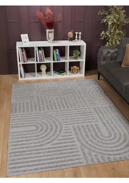 Venucci Quincey Bukleli Yumuşak Peluş Post Halı Modern ve Dayanıklı Tasarım