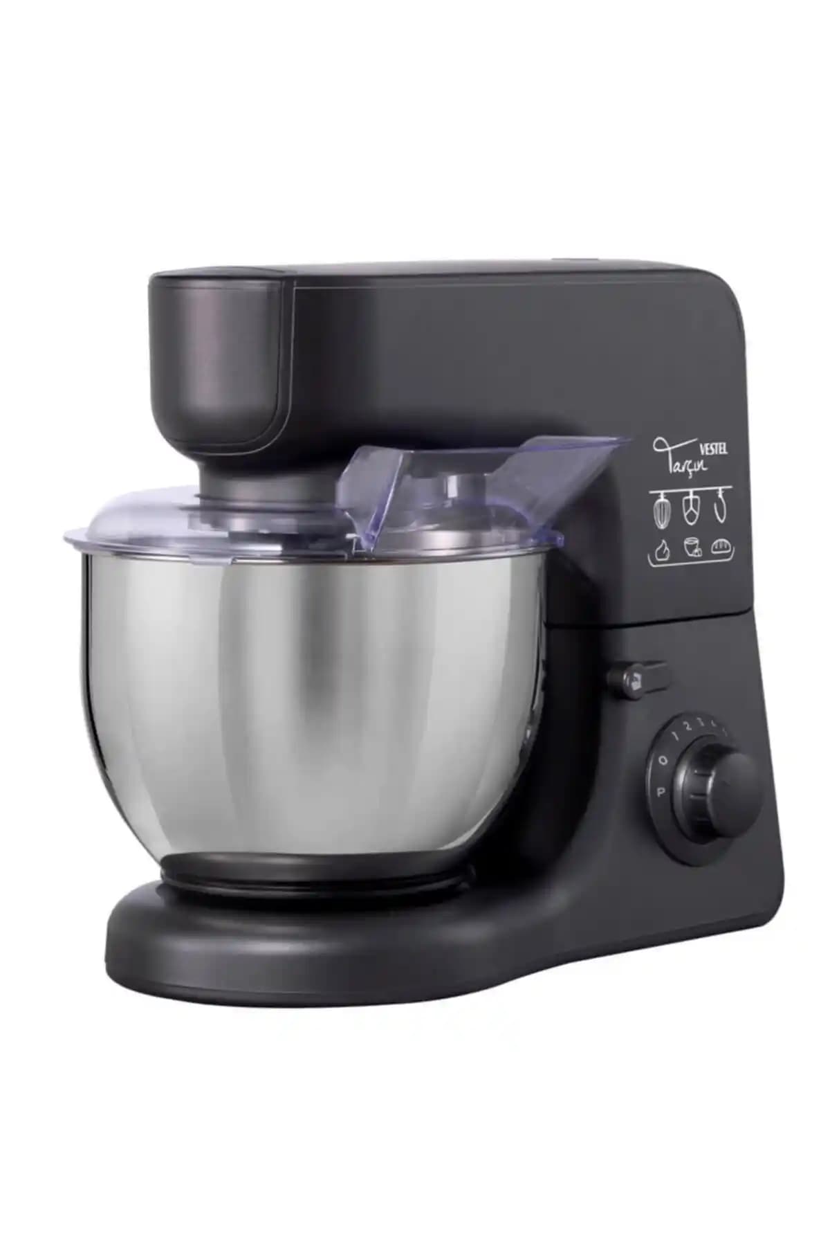 VESTEL Tarçın Siyah Stand Mikser: Güçlü Motor ve Şık Tasarım ile Mutfakta Yenilik