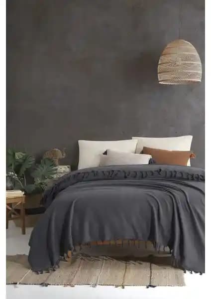 Viaden Sidney Çift Kişilik Pamuklu Pike Yatak ve Dekoratif Kullanım İçin Modern Tasarım