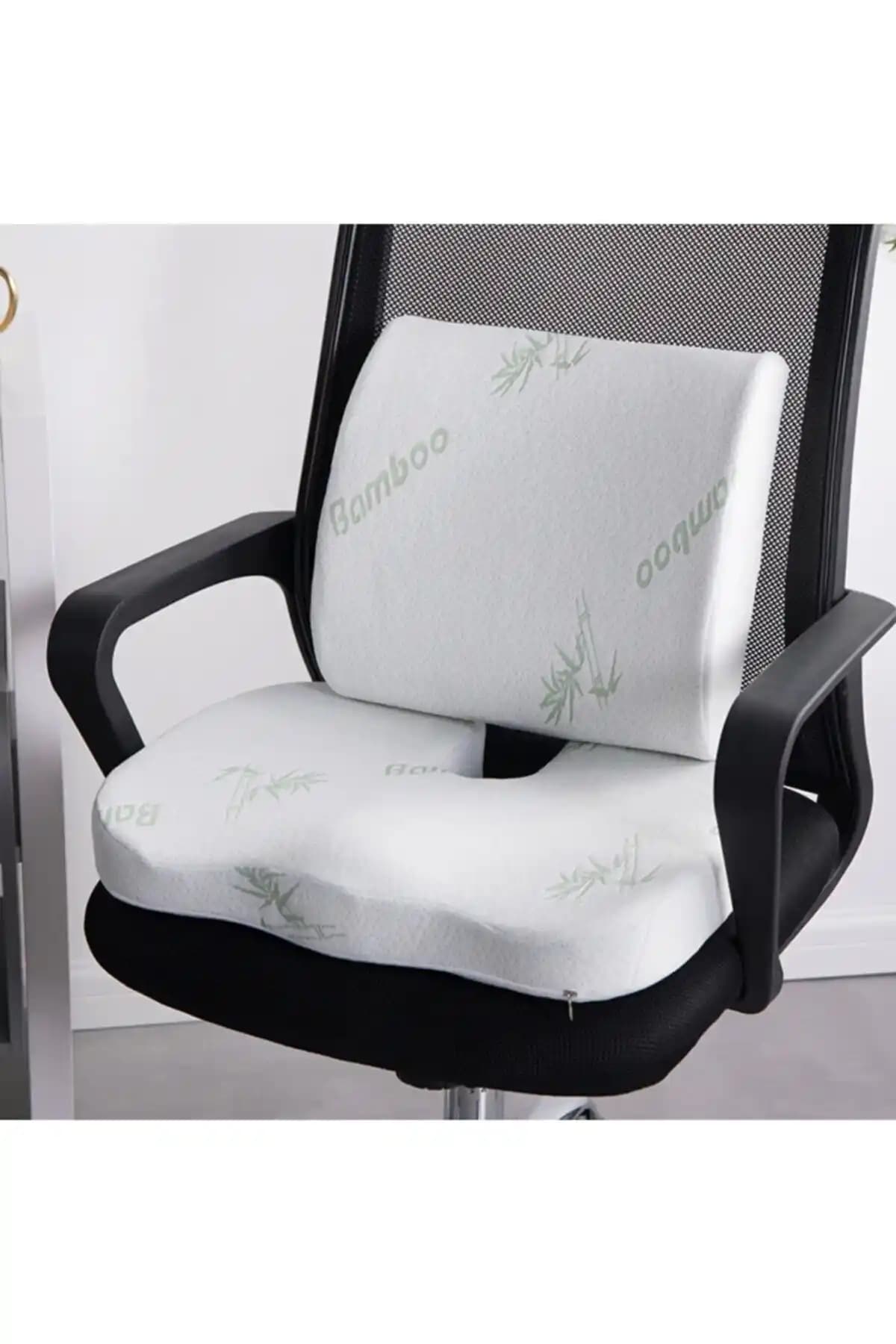 Visco Planet Oturma Minderi ve Bel Yastığı Seti Ergonomik Destek ve Konfor Sağlar