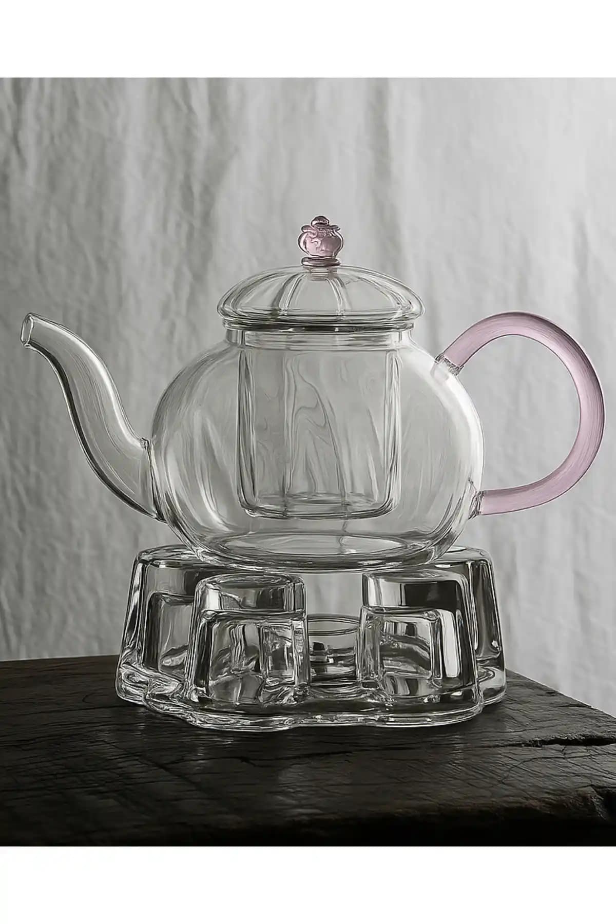 Vivien Home Cam Isıtma Standı: Şık ve Fonksiyonel Çay ve Kahve Sıcak Tutucu