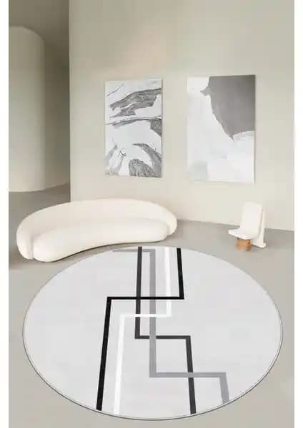 West Home Yıkanabilir Kaymaz Leke Tutmaz Salon Halısı Modern ve Dayanıklı Tasarım