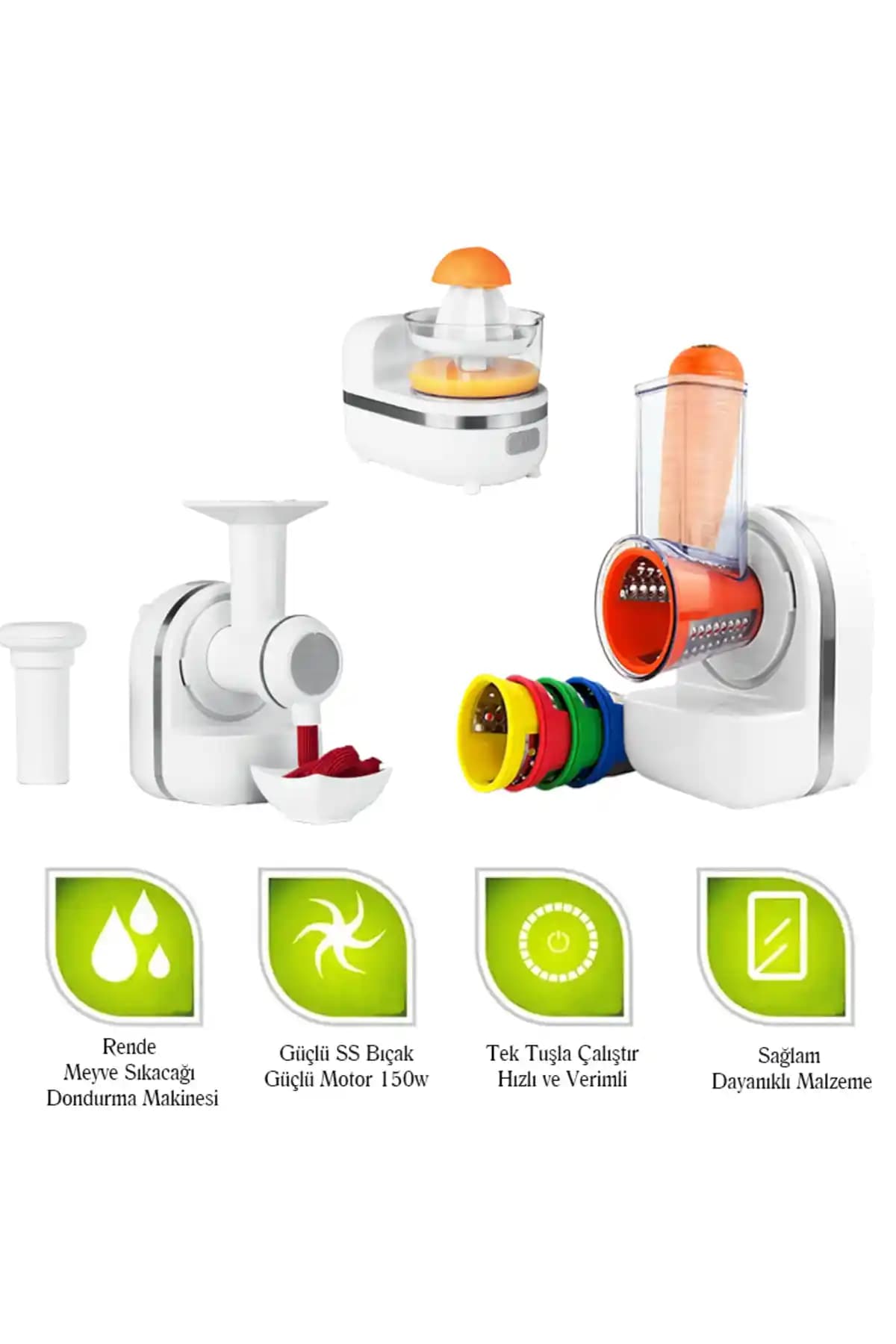 Yasomi BL025 Çok Fonksiyonlu Elektrikli Mutfak Aleti Pratik ve Dayanıklı Tasarım