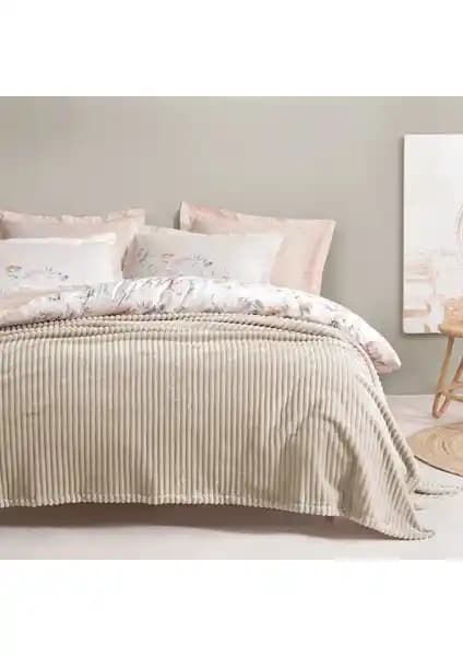 Yataş Holly Wellsoft Tek Kişilik Battaniye Ekru Renk Seçenekleri ve Özellikleri