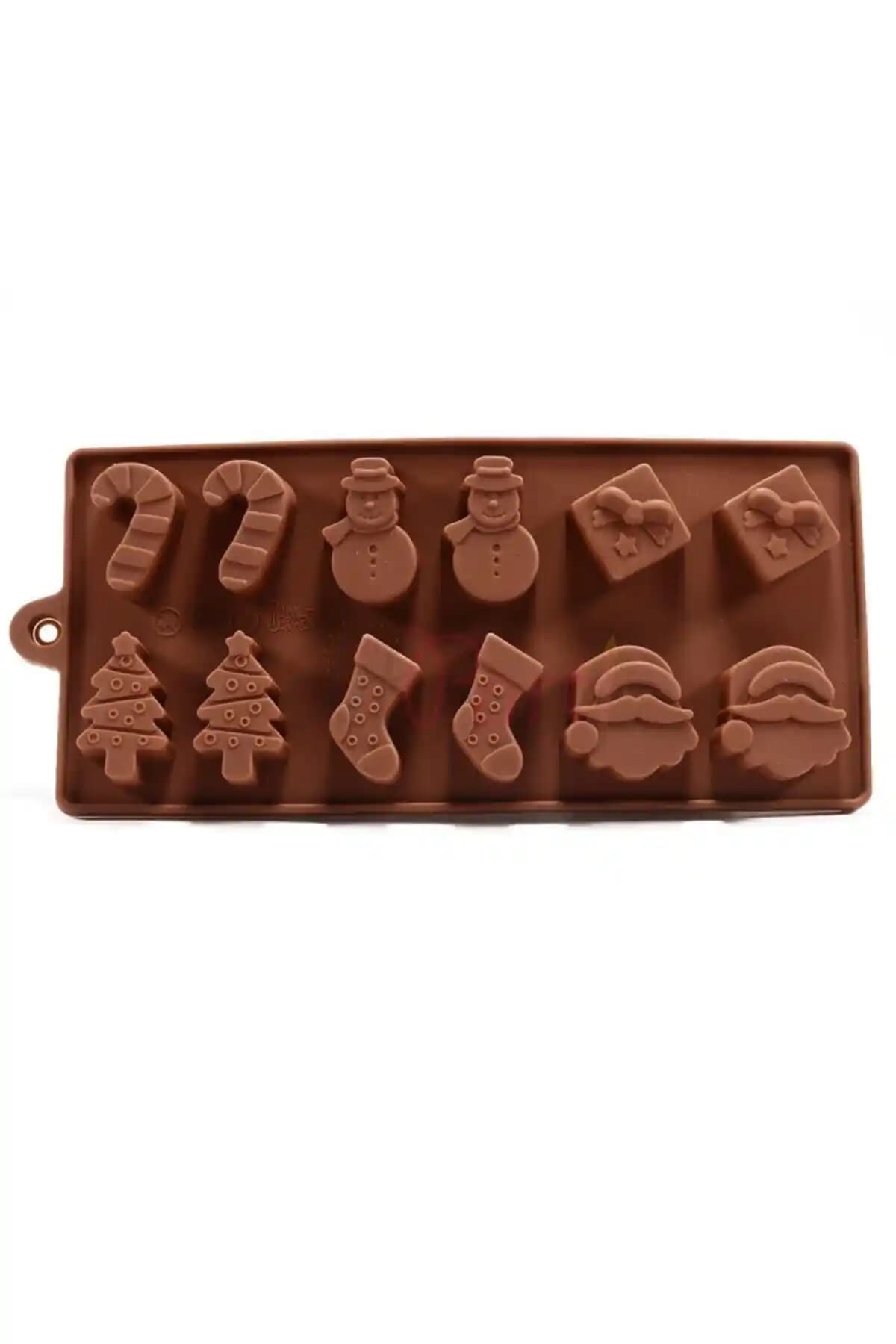 Yılbaşı ve Yeni Yıl Temalı Silikon Çikolata Kalıbı Pratik ve Estetik Sunumlar İçin