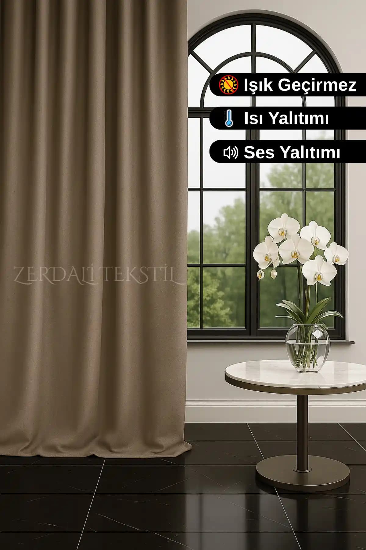 ZerdaTekstil'in Özel Dikim Blackout Perde Modeli Modern ve Şık Tasarım