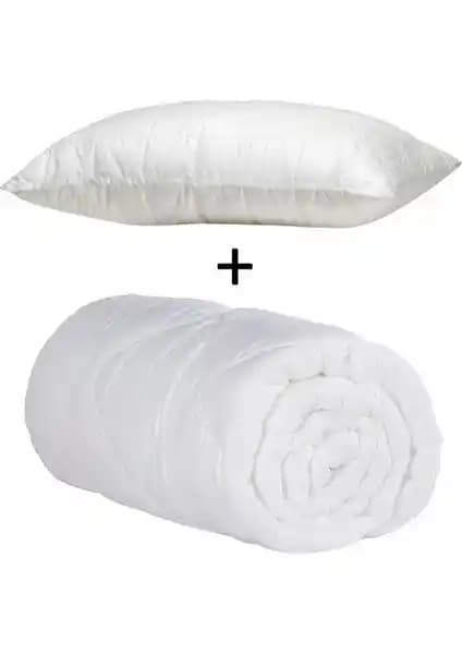 Zeynep Teksil Tek Kişilik Yorgan ve Yastık Seti Hafif ve Hijyenik Uyku Konforu Sunar