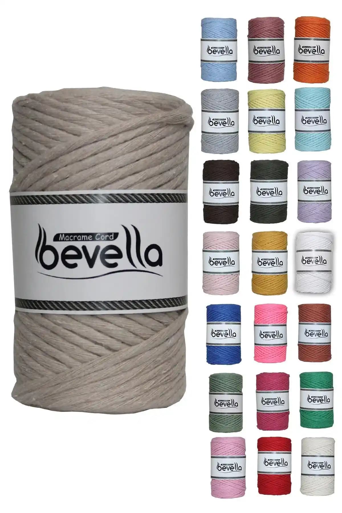 Bevella Macrame Cord: Doğa Dostu ve Yüksek Kaliteli Makrome İpi Ürün Tanıtımı