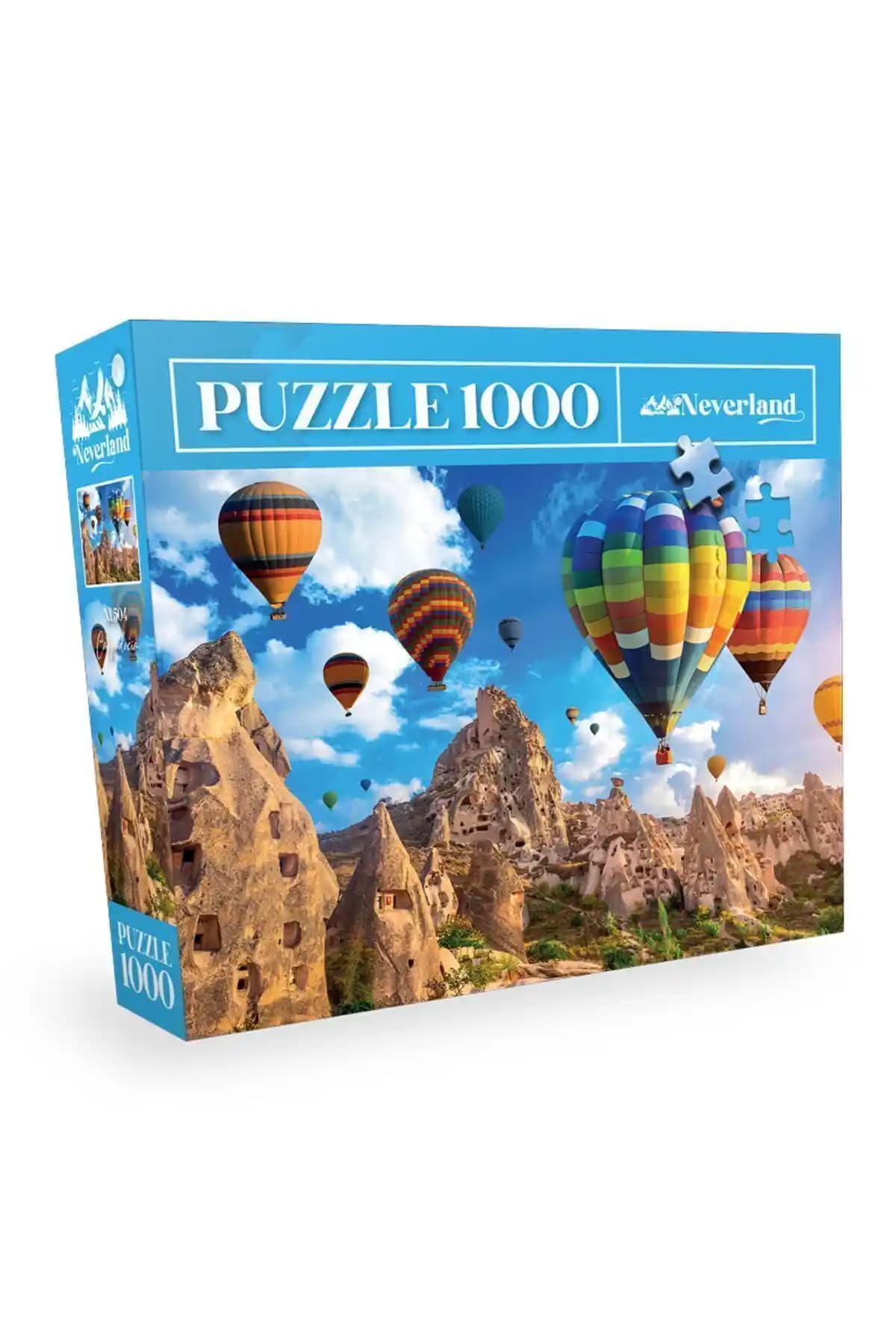 Neverland Kapadokya Temalı 1000 Parça Puzzle Detaylı ve Renkli Görsellerle Sağlam Malzeme
