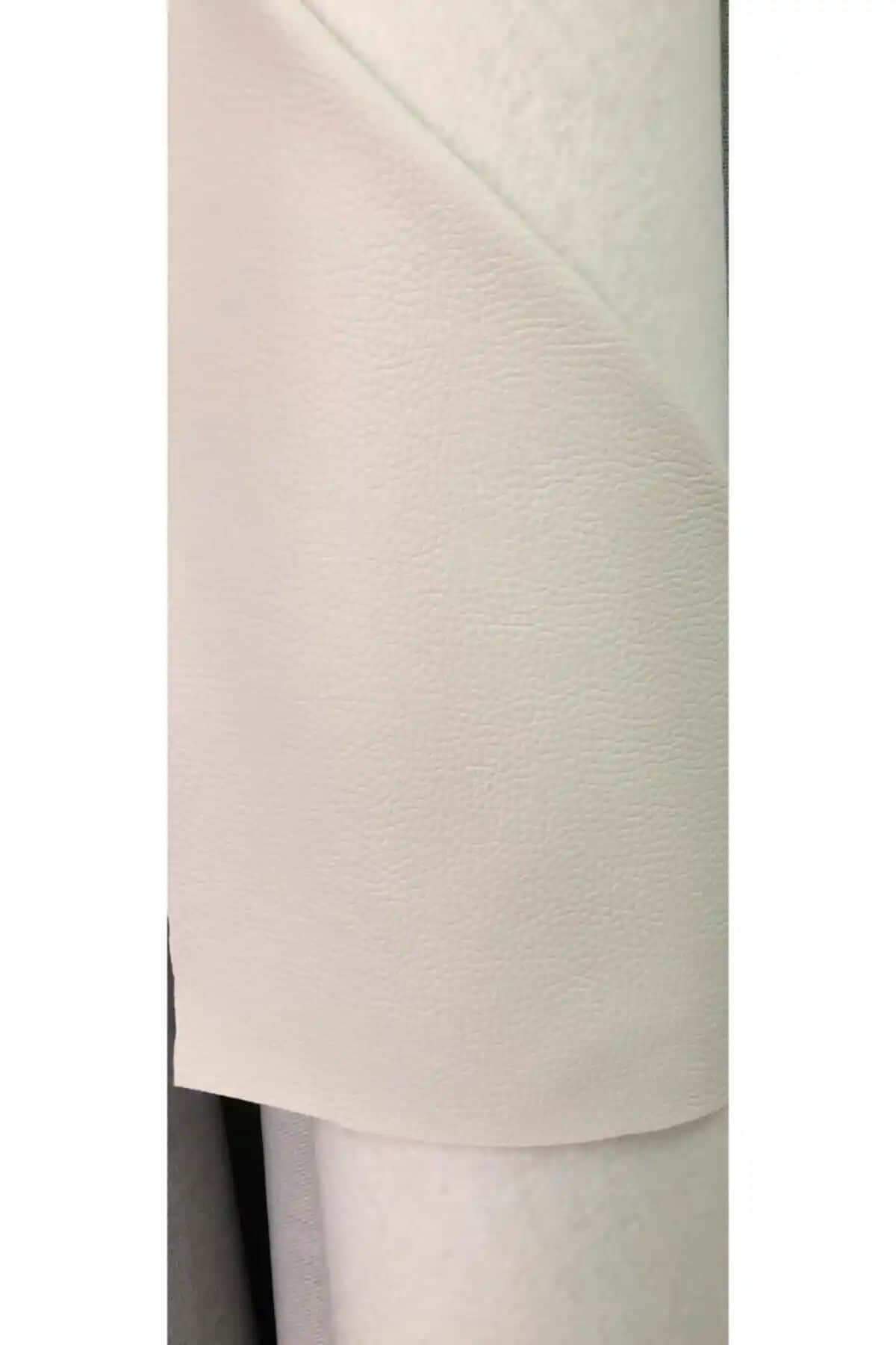 Yerlim Kalın Suni Deri Kırık Beyaz - Mobilya ve Oto Döşeme İçin Yüksek Kalite Malzeme