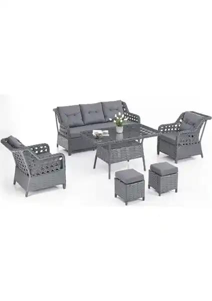 EVDEMO Eren Rattan Puflu ve Tu Tienda Dekoratif Bahçe Takımı Karşılaştırması