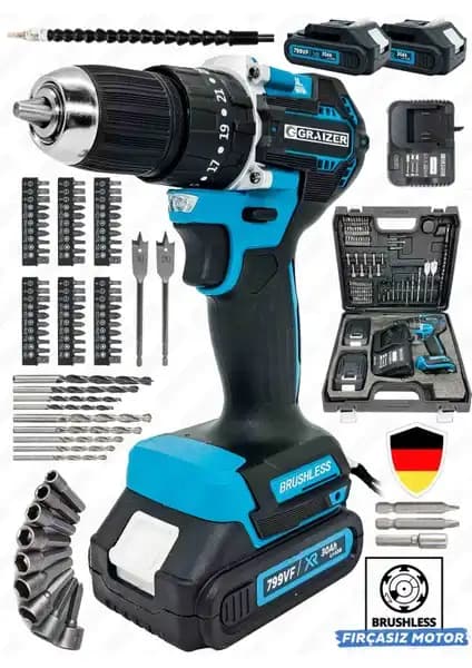 Graizer Alman 799 Vf ve Snaiker 12 V Vidalama Matkapları Karşılaştırması 1
