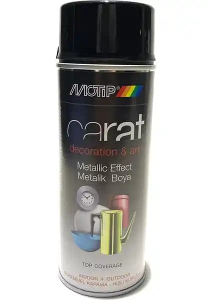 Motip Carat Metalik Siyah ve Parlak Metalik Kırmızı Sprey Boya Karşılaştırması