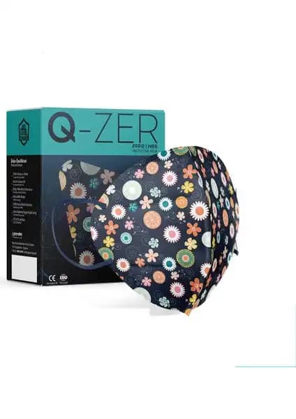 Musk FFP2/N95 Siyah Maske ve Medizer Qzer Çiçek Desenli Maske Karşılaştırması 2
