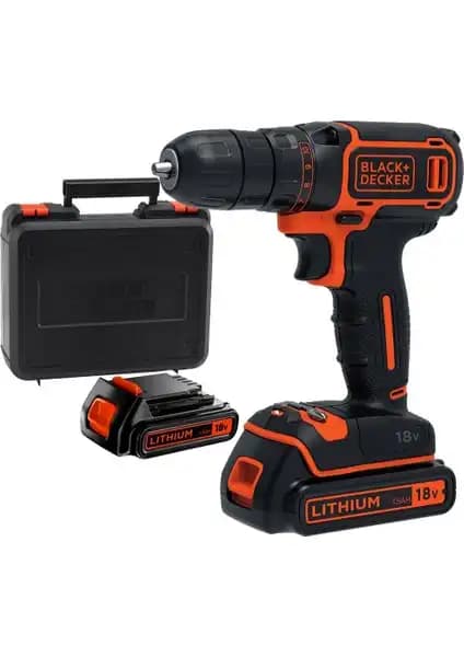 Black & Decker BDCDC18KB 18V Li-ion Çift Akülü Vida ve Delme Cihazı Özellikleri ve Kullanım Avantajları