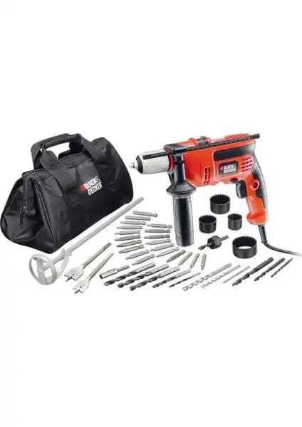 Black & Decker CD714CREW2 Darbeli Matkap 710W Güç ve Çok Yönlülük Sunar