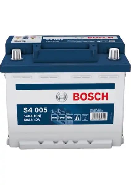 Bosch 12V 60Ah S4 Silver Serisi Otomotiv Aküsü Güç ve Güvenilirlik Sağlar