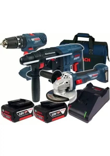 Bosch 180 Li Serisi Elektrikli El Aletleri Seti Güçlü ve Çok Yönlü Kullanım İçin Uygun