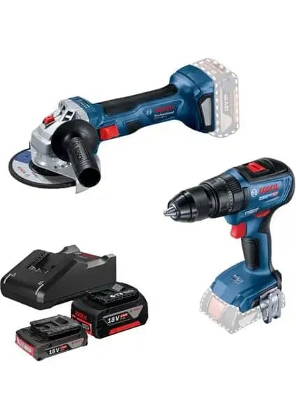 Bosch GWS 180-LI+GSB 180-LI 18V-50 Akülü Taşlama ve Matkap Seti Performans ve Çok Yönlülük